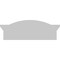 Ekena Millwork Eyebrow Architectural Grade PVC Pediment, 28"W x 10-1/2"H x 2-3/4"P PEDP028X105EYE00 - alternate 4